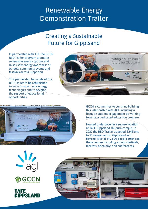 GCCN Renewable Energy Demostration Trailer AGL report