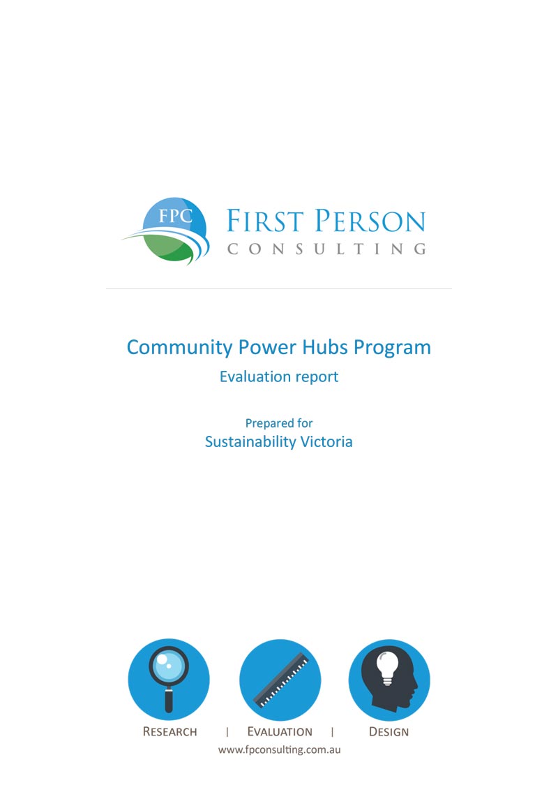 Community Power Hubs Program Evaluation Report